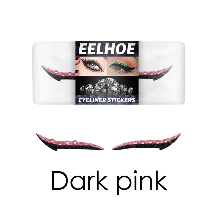 Diamond Eyeliner Sticker Waterproof Eyeliner Super Stage Party Nightclub